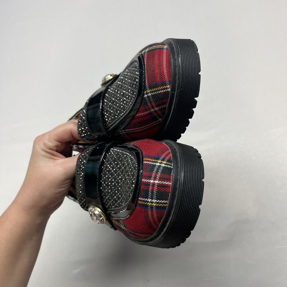 Betsey Johnson X torrid Plaid Buckle Loafers - Picture 6 of 8